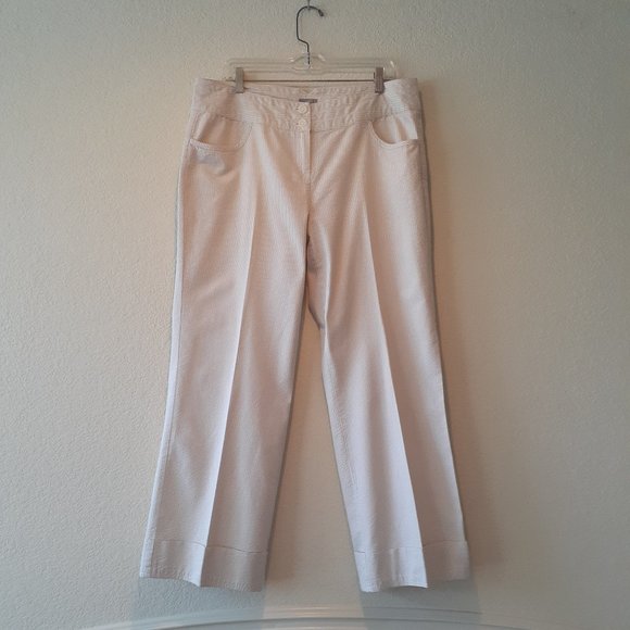 J. Jill Striped Cotton Wide Leg Pants - Picture 12 of 13